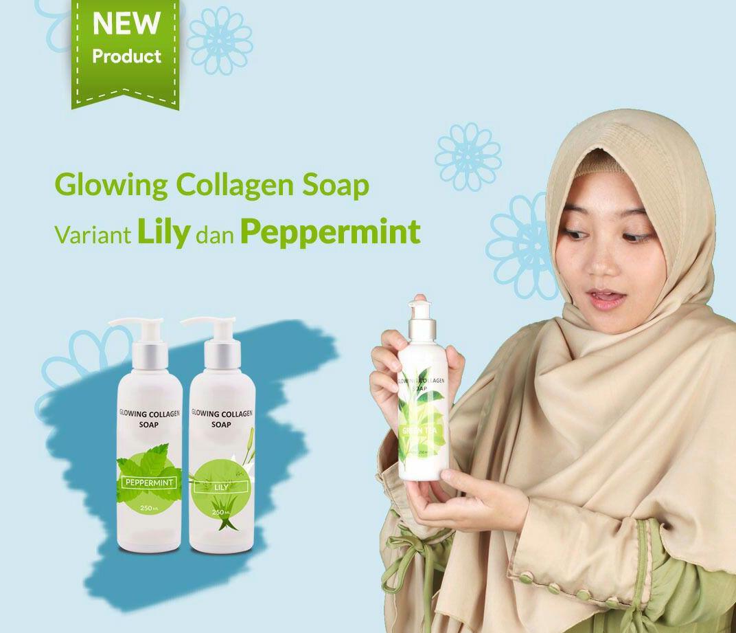 sabun collagen lily dan peppermint