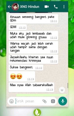 testimoni kosmetik halal gdm 1