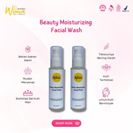 bahan beauty moisturizing facial wash