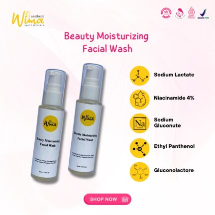 beauty moisturizing facial wash wima aesthetic
