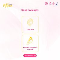 cara pakai wima aesthetic Rose facemist
