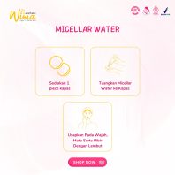 cara pakai wima micellar water
