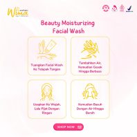 wima aesthetic beauty moisturizing facial wash