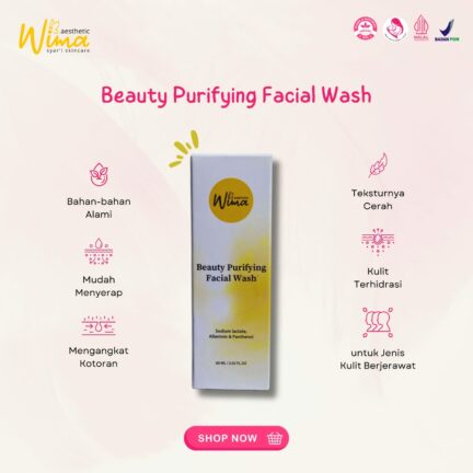 wima skincare purifying facial wash