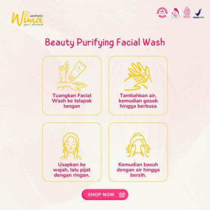 wima syari skincare purifying facial wash